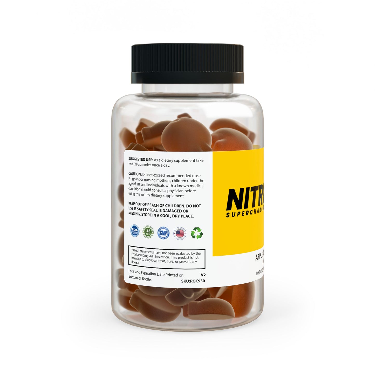 NITRØFUEL™ APPLE CIDER VINEGAR GUMMIES (60 Gummies)