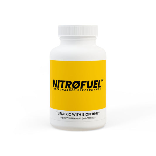 NITRØFUEL™ Turmeric with BioPerine® (Black Pepper Fruit Extract) Supplement (60 Capsules)