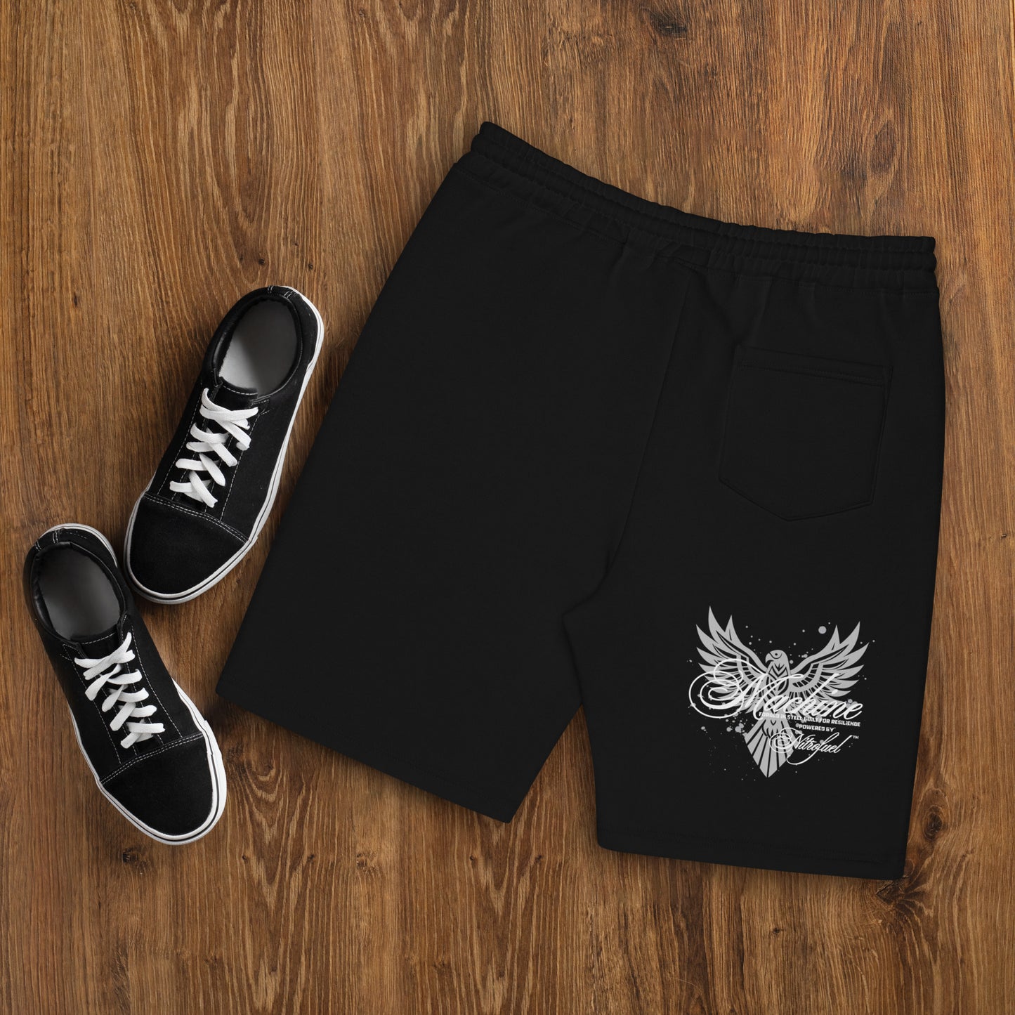 NITRØFUEL MACHINE - SKYFORGE Men's Fleece Shorts