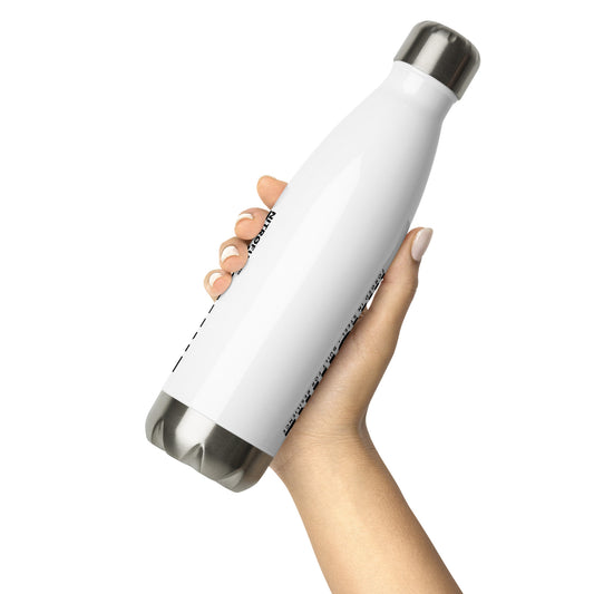 NITRØFUEL MACHINE Stainless steel water bottle - White