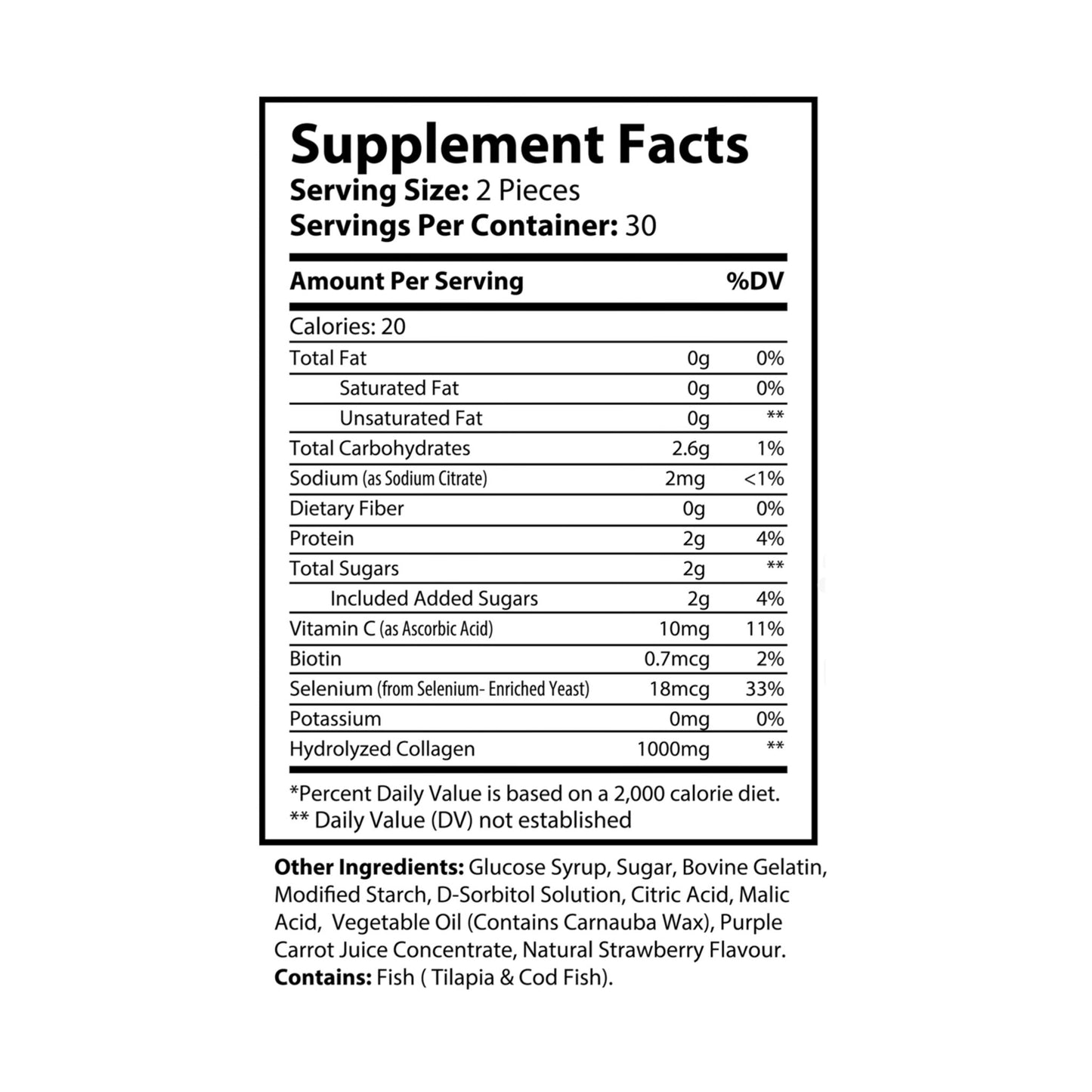 NITRØFUEL™  Collagen Gummies (60 Gummies)