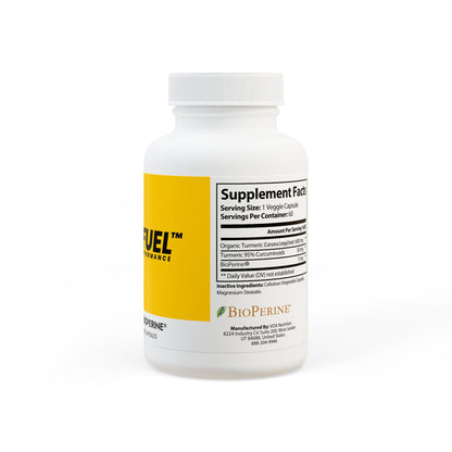 NITRØFUEL™ Turmeric with BioPerine® (Black Pepper Fruit Extract) Supplement (60 Capsules)
