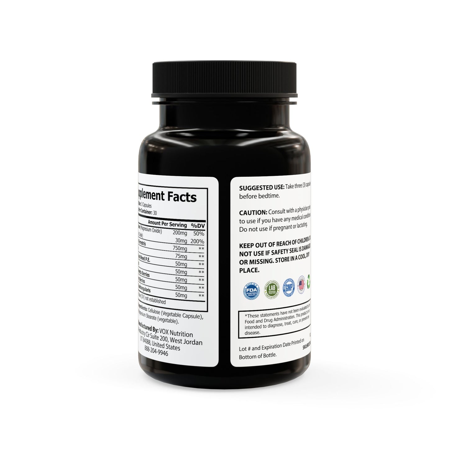 NITRØFUEL™Magnesium Zinc Supplement (90 Capsules)