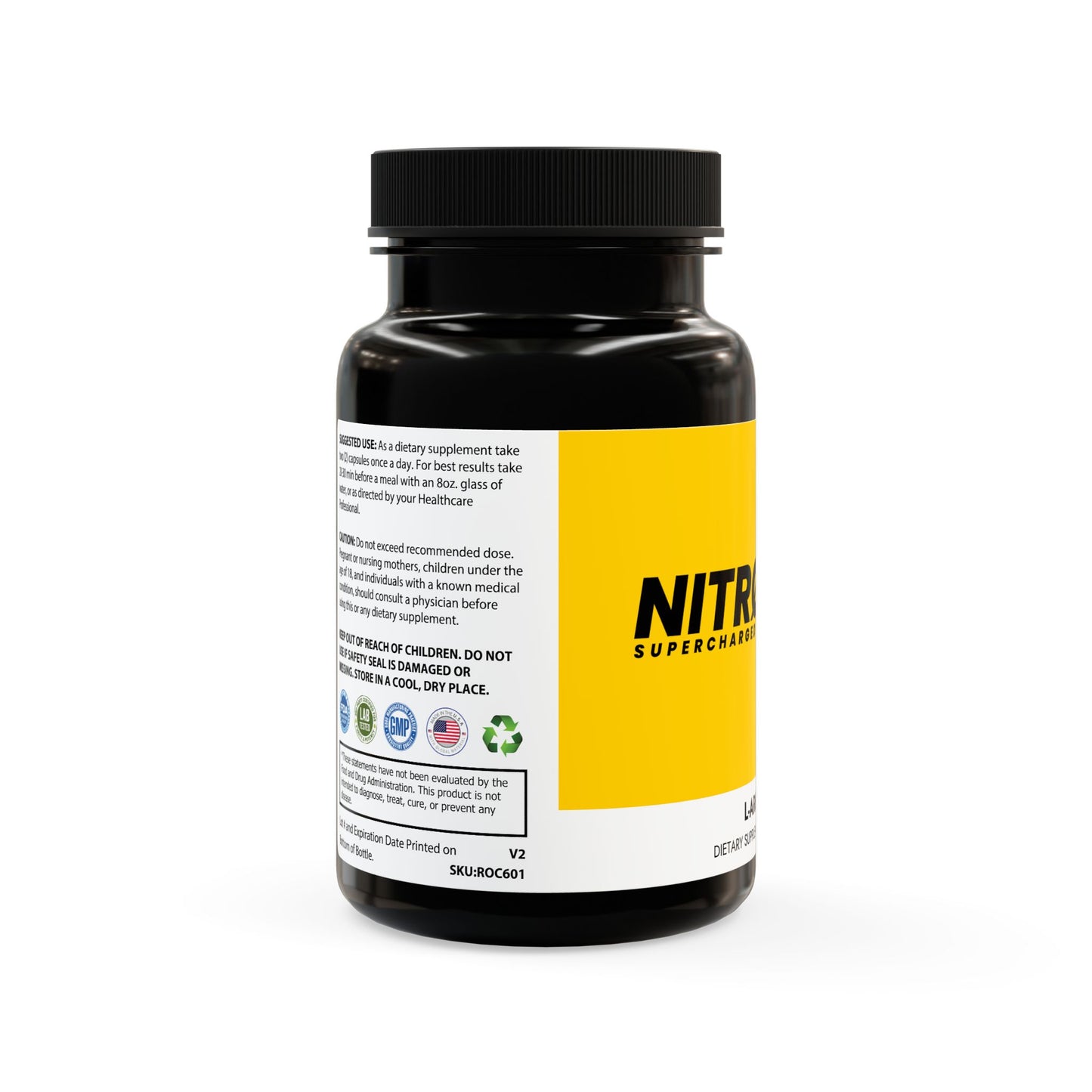 NITRØFUEL™ L-Arginine Supplement (60 Capsules)