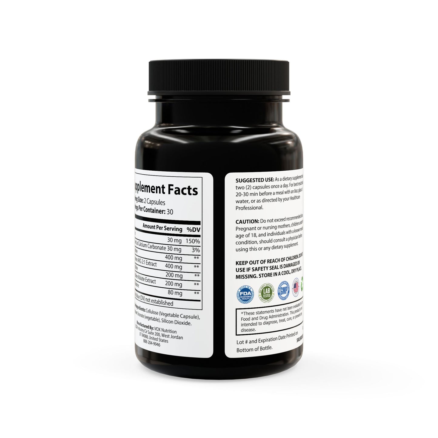 NITRØFUEL™ L-Arginine Supplement (60 Capsules)