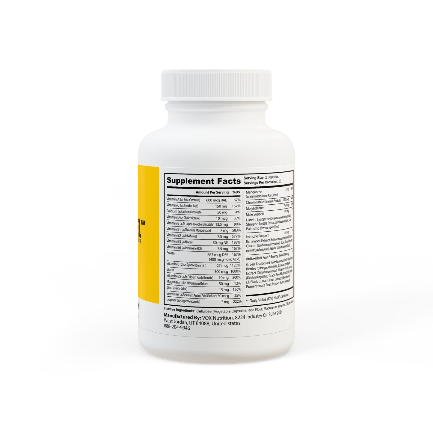 NITRØFUEL™ Multivitamin for Men Supplement (60 Capsules)
