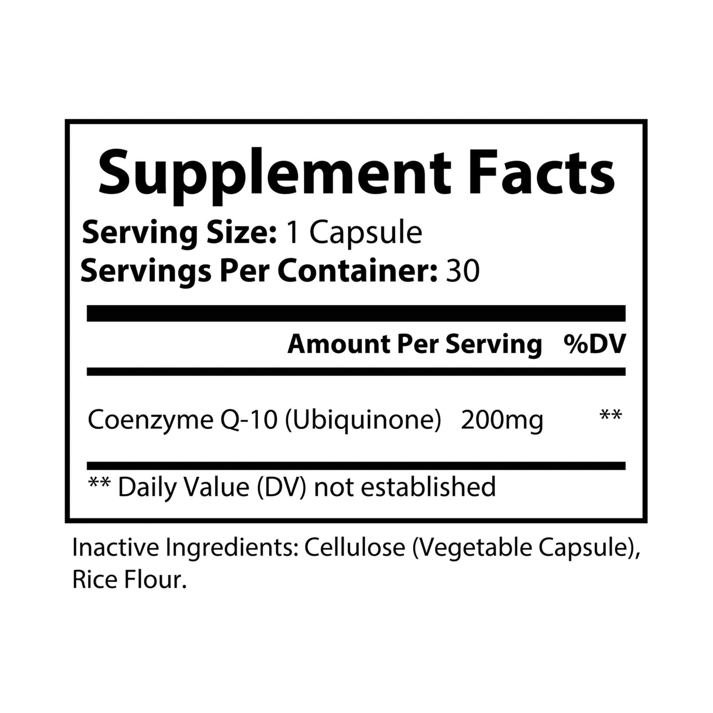 NITRØFUEL™ CoQ10 (Ubiquinone) Supplement (30 Capsules)