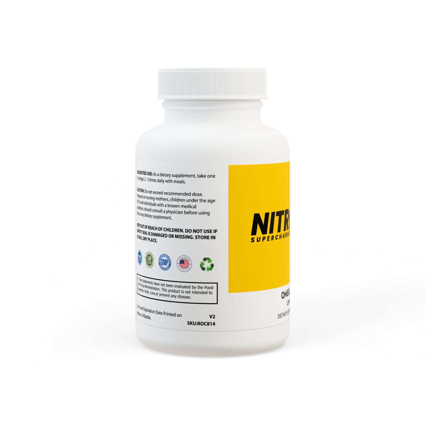 NITRØFUEL™ Omega 3 Fish Oil Supplement (60 Softgels)
