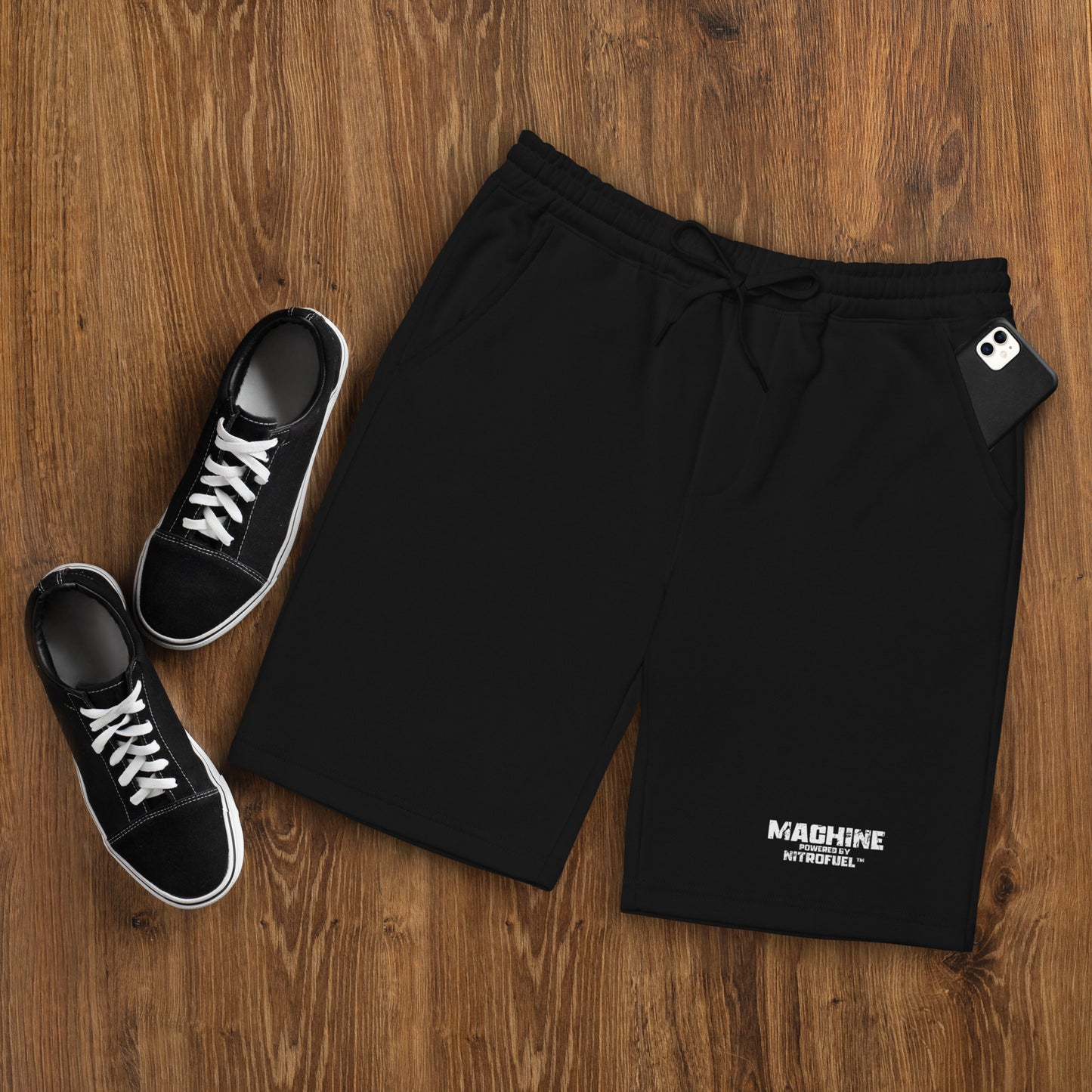 NITRØFUEL MACHINE - SKYFORGE Men's Fleece Shorts