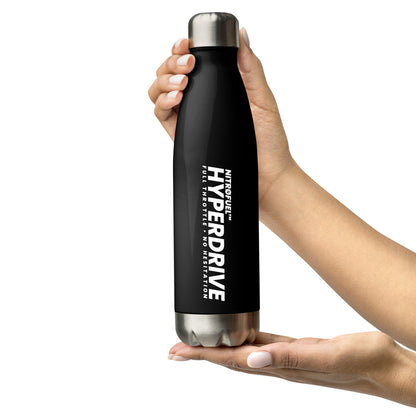 NITRØFUEL HYPERDRIVE Stainless Steel Water Bottle – Black